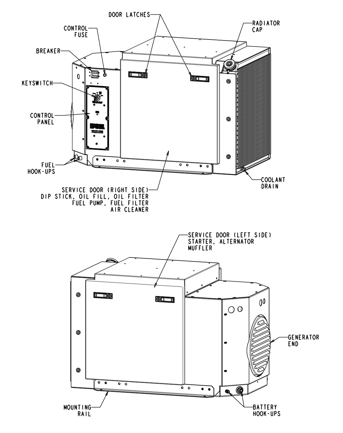 EPS 9kW Enclosed Generator