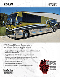 20 kW Motor Coach Generators